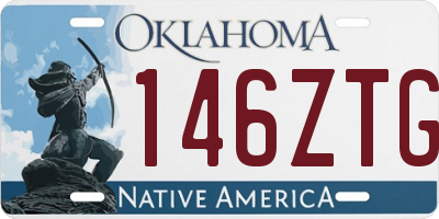 OK license plate 146ZTG