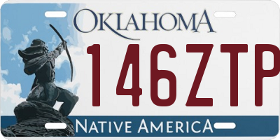 OK license plate 146ZTP
