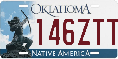 OK license plate 146ZTT