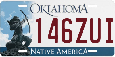OK license plate 146ZUI