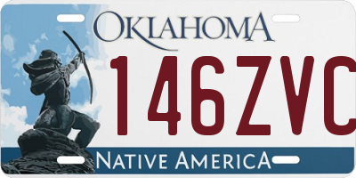 OK license plate 146ZVC