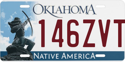 OK license plate 146ZVT
