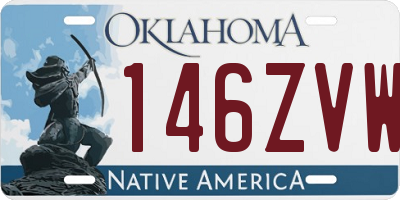 OK license plate 146ZVW