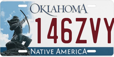 OK license plate 146ZVY