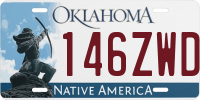 OK license plate 146ZWD