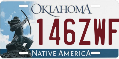 OK license plate 146ZWF