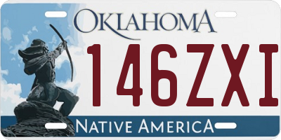 OK license plate 146ZXI