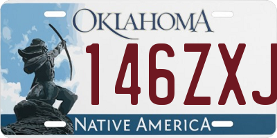 OK license plate 146ZXJ