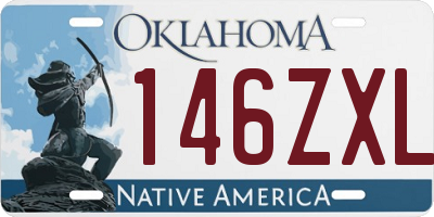 OK license plate 146ZXL