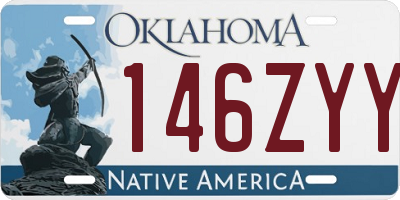 OK license plate 146ZYY