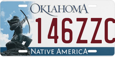 OK license plate 146ZZC