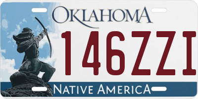 OK license plate 146ZZI