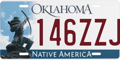 OK license plate 146ZZJ
