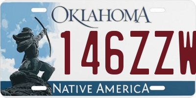 OK license plate 146ZZW