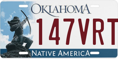 OK license plate 147VRT