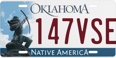 OK license plate 147VSE