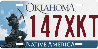 OK license plate 147XKT