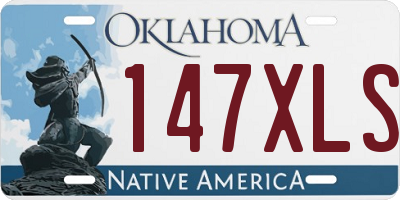 OK license plate 147XLS