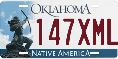 OK license plate 147XML
