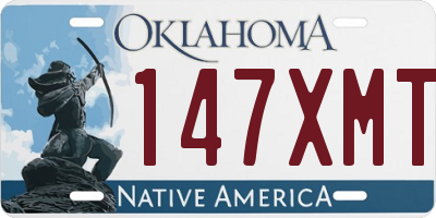 OK license plate 147XMT