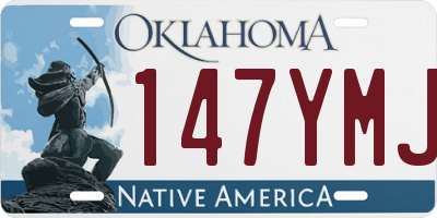 OK license plate 147YMJ