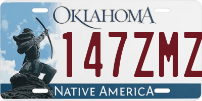 OK license plate 147ZMZ