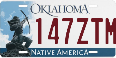 OK license plate 147ZTM