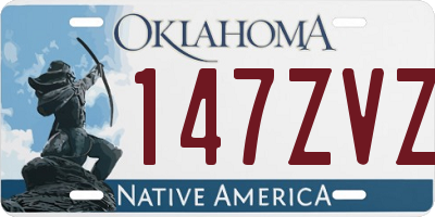 OK license plate 147ZVZ