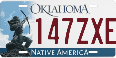 OK license plate 147ZXE