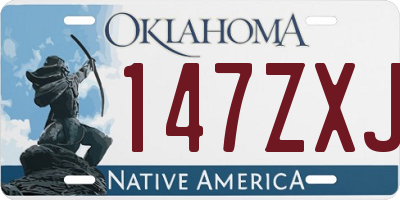 OK license plate 147ZXJ