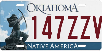 OK license plate 147ZZV