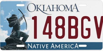 OK license plate 148BGV