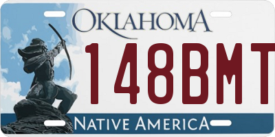 OK license plate 148BMT