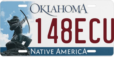 OK license plate 148ECU