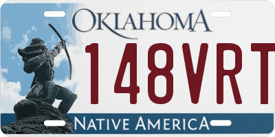 OK license plate 148VRT
