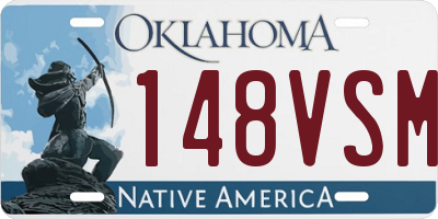 OK license plate 148VSM