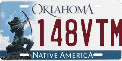 OK license plate 148VTM