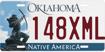 OK license plate 148XML