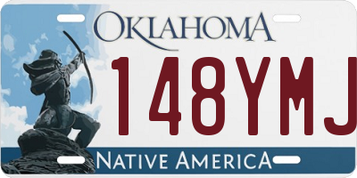OK license plate 148YMJ