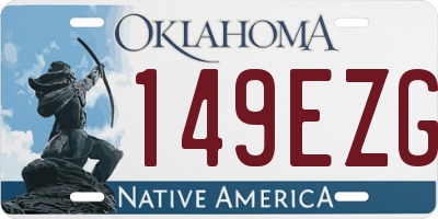 OK license plate 149EZG