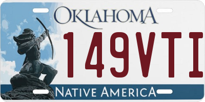 OK license plate 149VTI