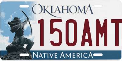 OK license plate 150AMT