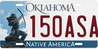 OK license plate 150ASA