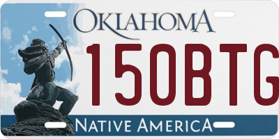 OK license plate 150BTG
