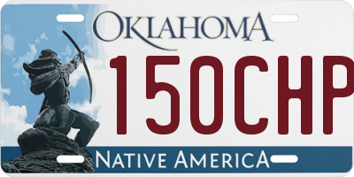 OK license plate 150CHP