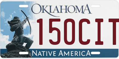 OK license plate 150CIT