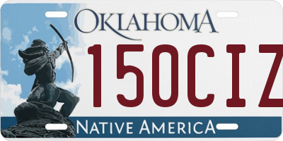 OK license plate 150CIZ