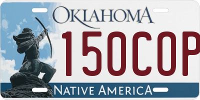 OK license plate 150COP