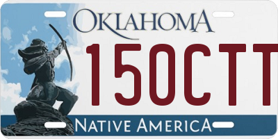 OK license plate 150CTT