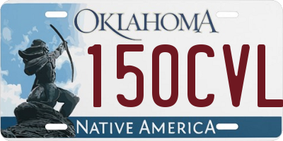 OK license plate 150CVL
